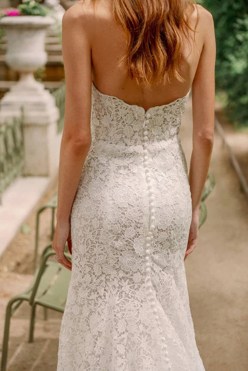 Floral Lace Wedding Dress
