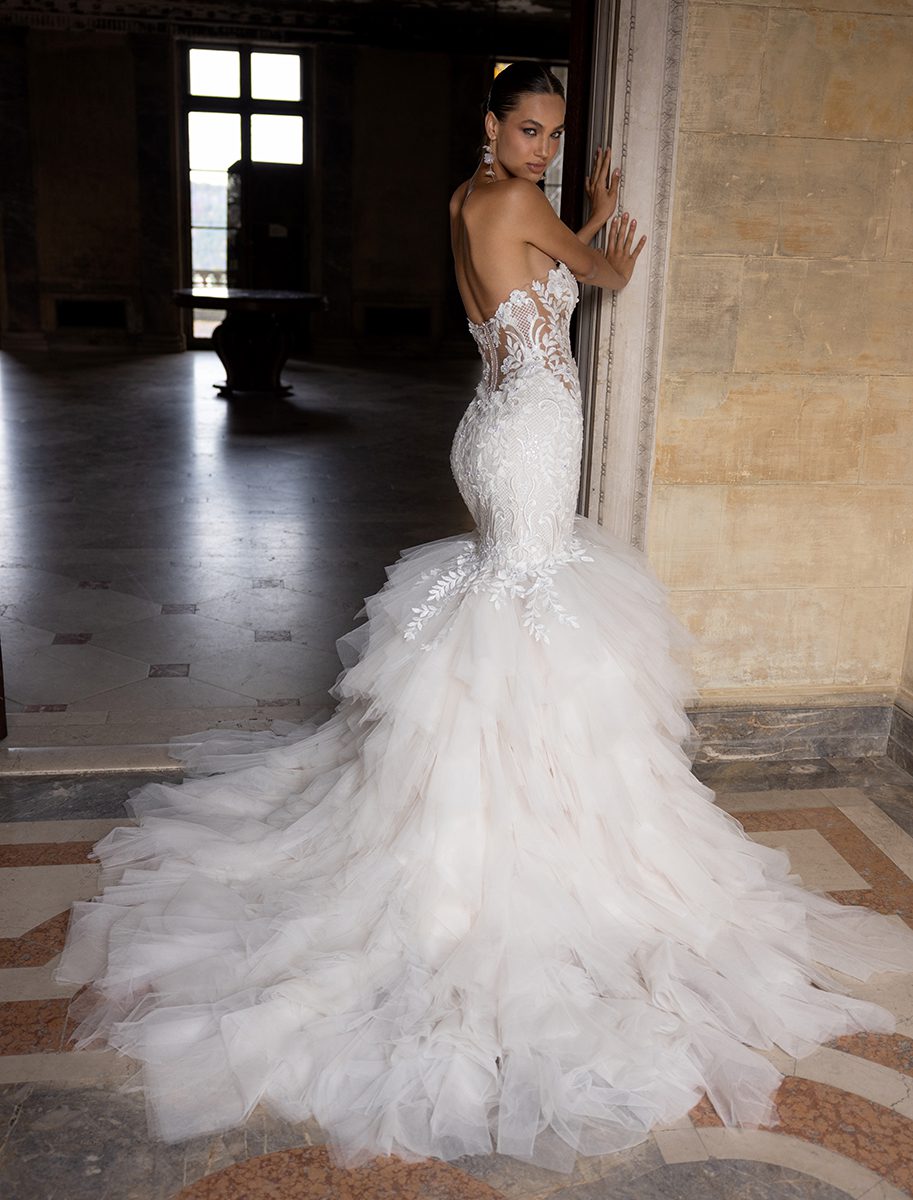 Strapless Tulle Wedding Gown