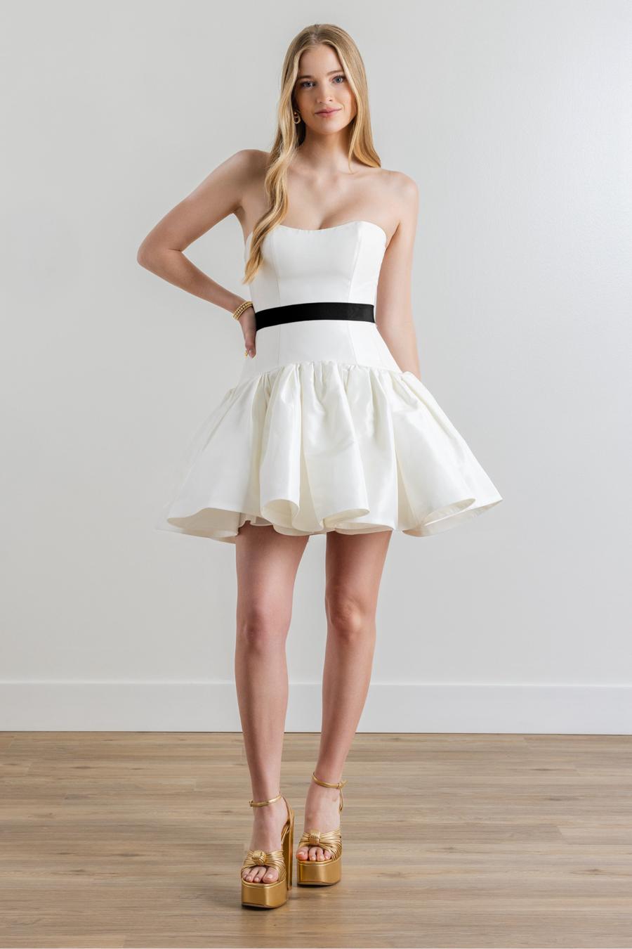 Leoni Little White Dress Bridal and Formal Leoni Little White Dress Bridal and Formal