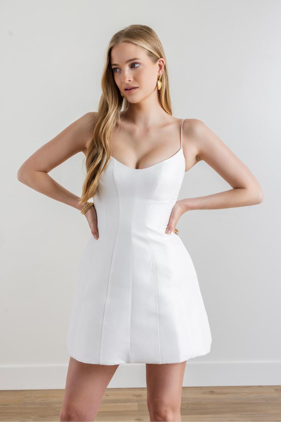 Marci Little White Dress Bridal and Formal Marci Little White Dress Bridal and Formal