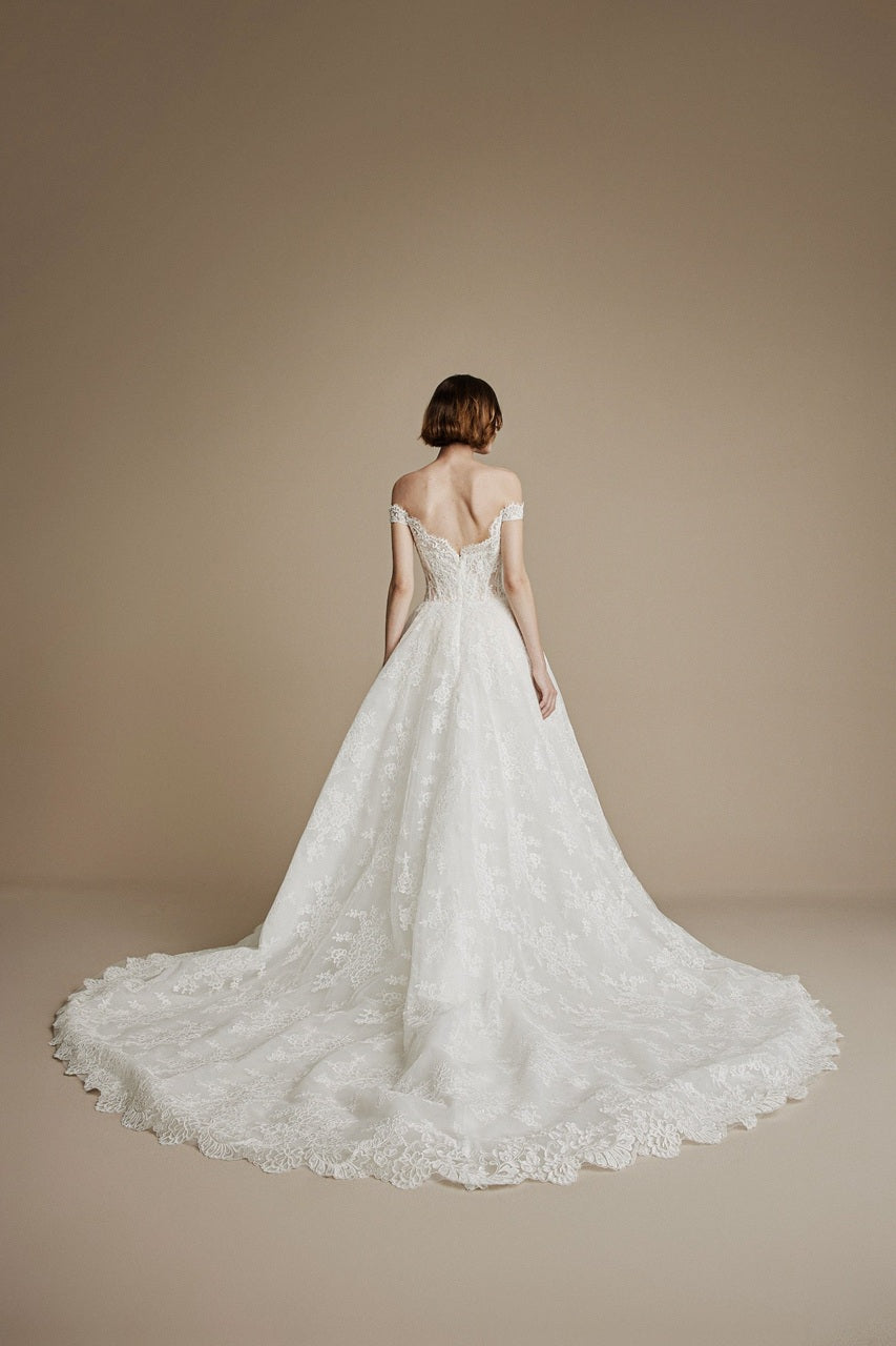 Cerise Wedding Dress