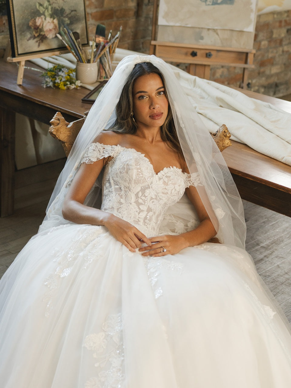maggie sottero ivory lace wedding dress Maggie Sottero Yara Wedding Dress