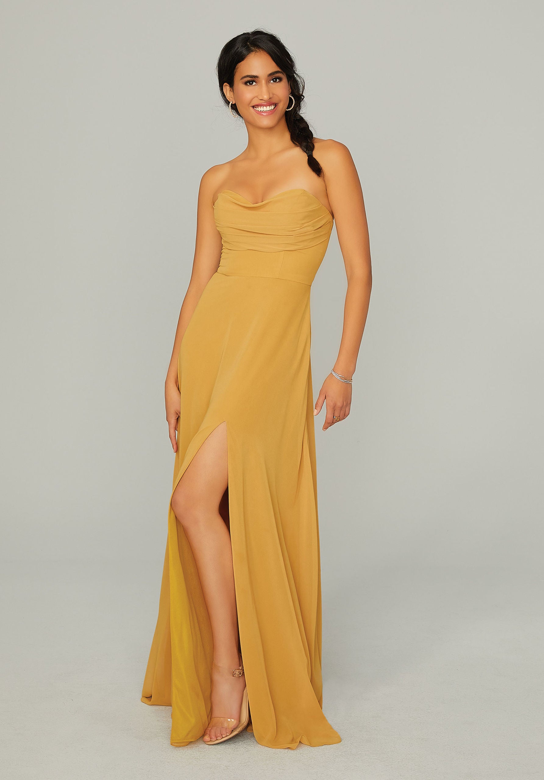 sweetheart chiffon bridesmaid dress KissProm