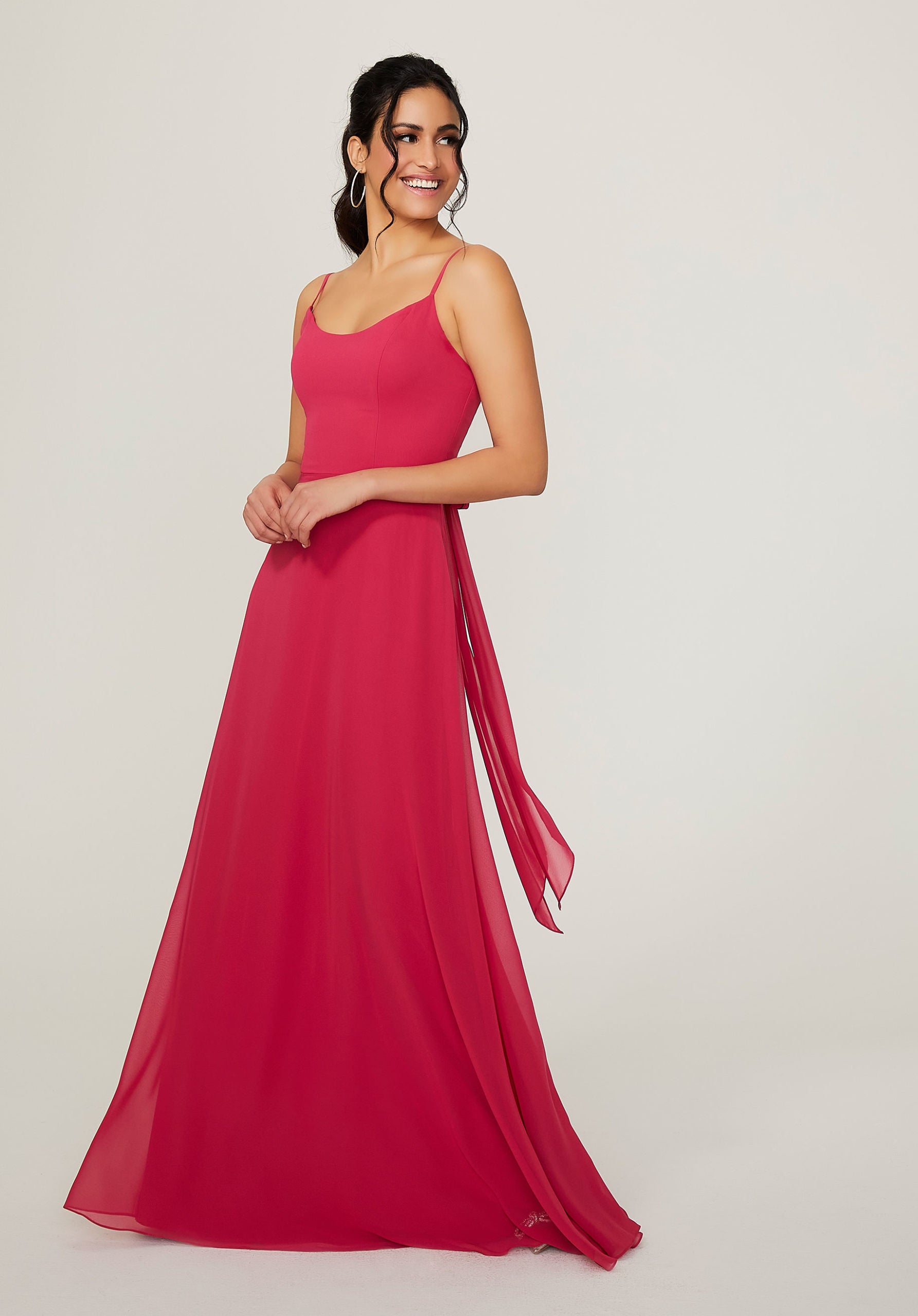 Scoop Neck Chiffon Bridesmaid Dress Bridal and Formal Scoop Neck Chiffon Bridesmaid Dress Bridal and Formal