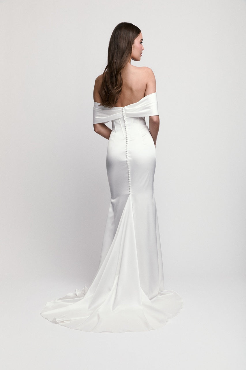 Cricket with Sleeves Wedding Dress