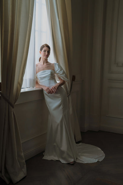 Mercedes Wedding Dress with sleeves