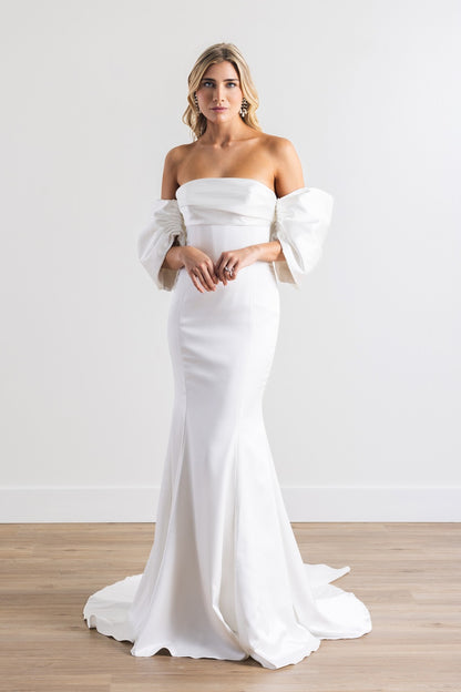 Mercedes Wedding Dress with sleeves