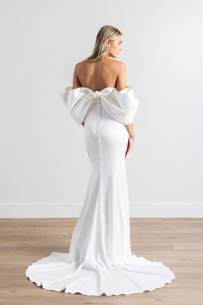 Mercedes Wedding Dress with sleeves