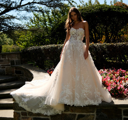 Sparkling Lace Wedding Gown