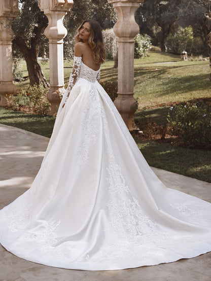 Velvet Wedding Dress