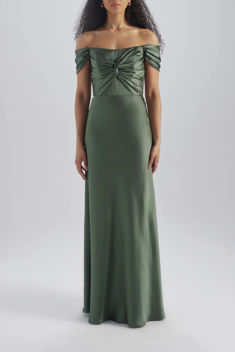 Whit Bridesmaid Dress