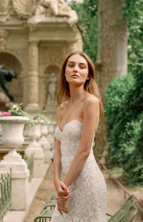 Floral Lace Wedding Dress Bridal and Formal Floral Lace Wedding Dress Bridal and Formal