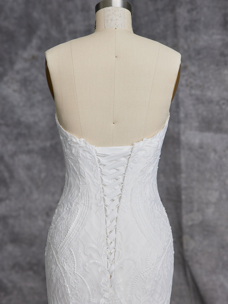 Bronson Wedding Dress with lace up closure