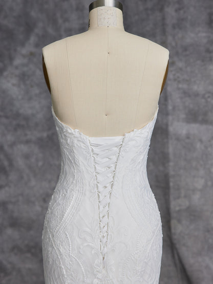 Bronson Wedding Dress with lace up closure