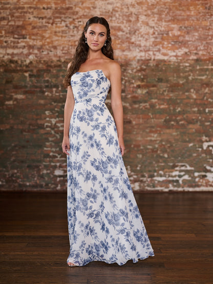Strapless A-Line Bridesmaid Dress