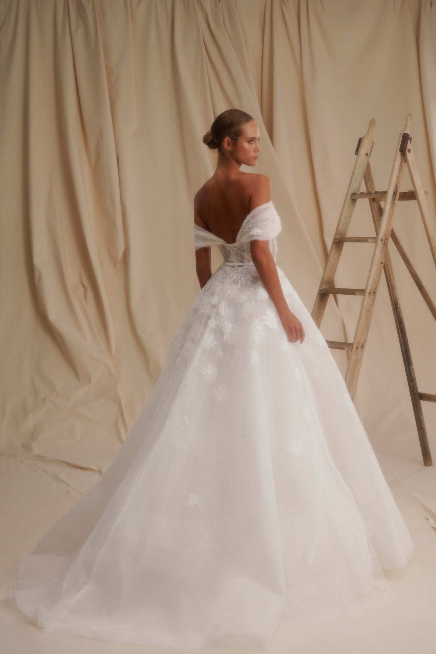 Lace Appliqué Wedding Dress