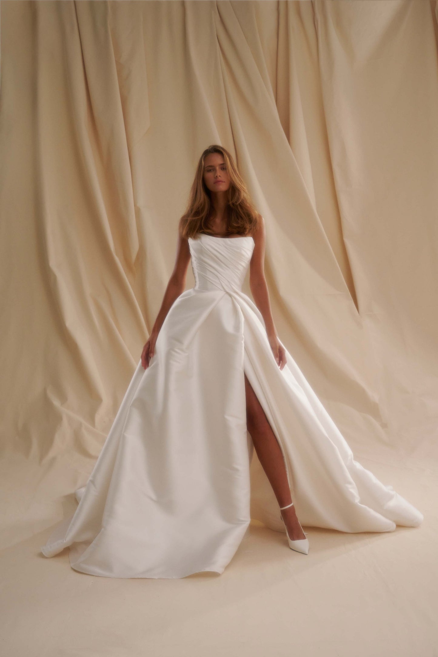 Strapless Mikado Wedding Dress