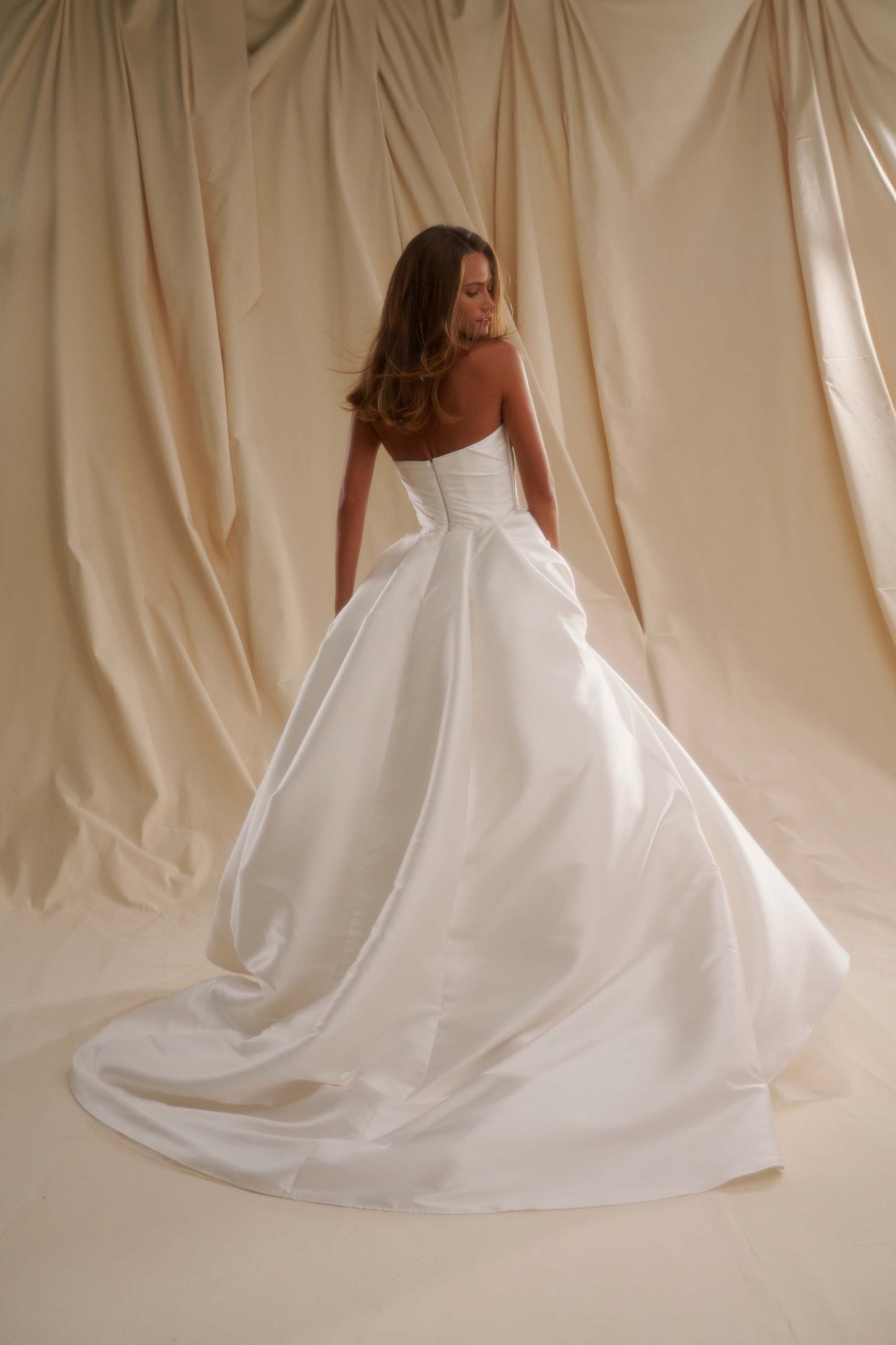 Strapless Mikado Wedding Dress