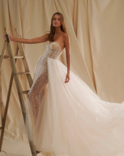 Beaded Mermaid Wedding Dress