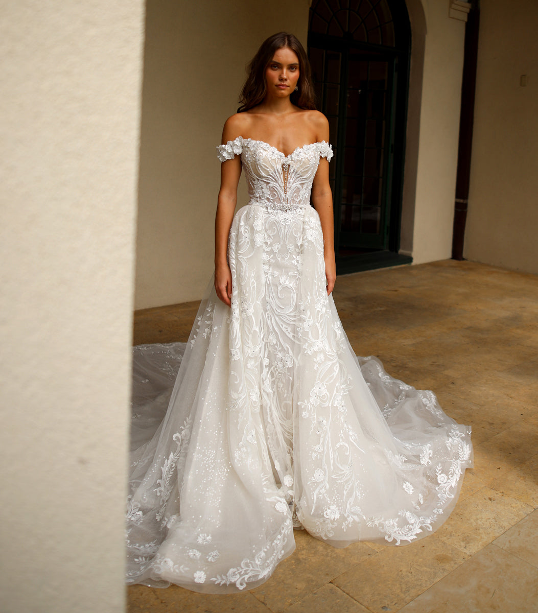 Fit and Flare Wedding Gown