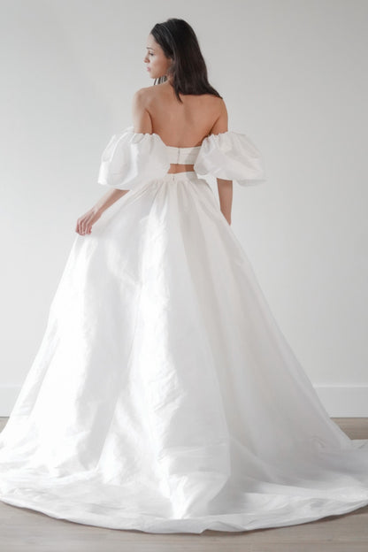 Kylen Cropped Wedding Dress