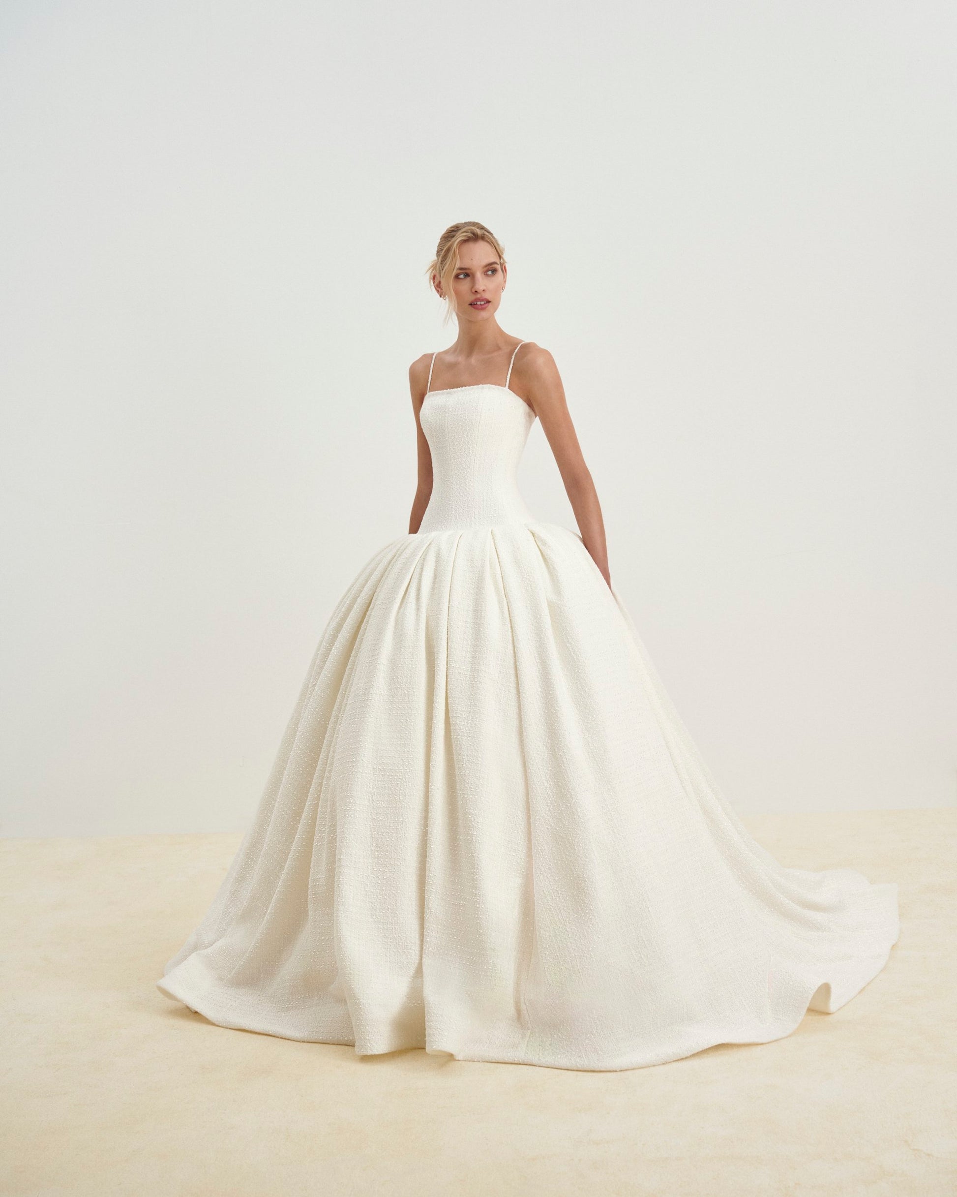 Drop Waist Tweed Wedding Dress Bridal and Formal Drop Waist Tweed Wedding Dress Bridal and Formal