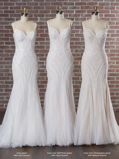 Boston Wedding Dress with plunge