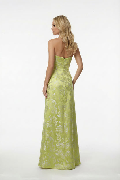 Sculpted Jacquard Bridesmaid Dress