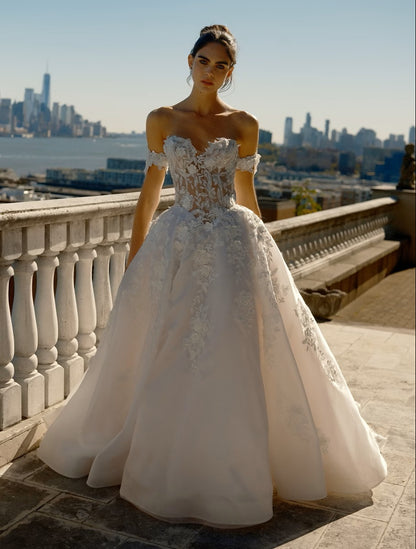 Strapless Sweetheart A-Line Wedding Dress