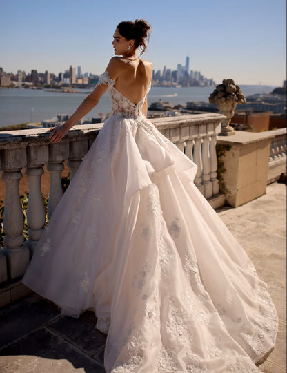 Strapless Sweetheart A-Line Wedding Dress