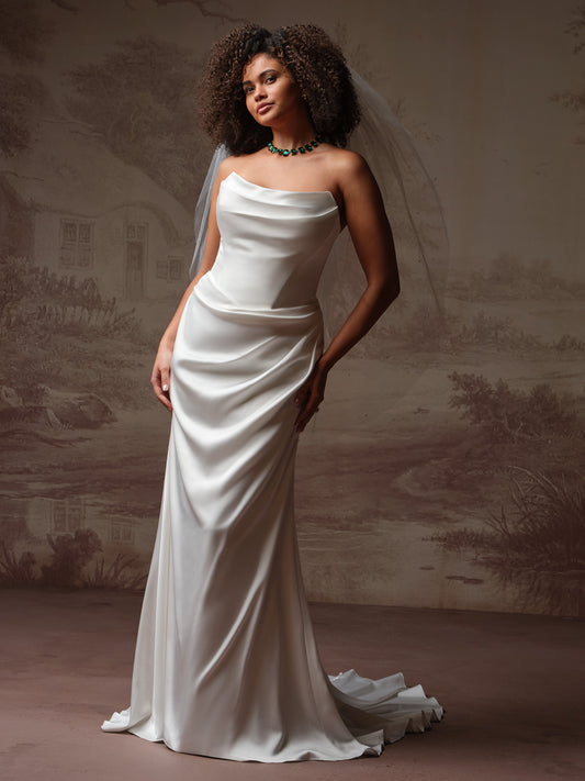elegant sheath wedding dress Elegant Sheath Wedding Dresses by WONA Concept