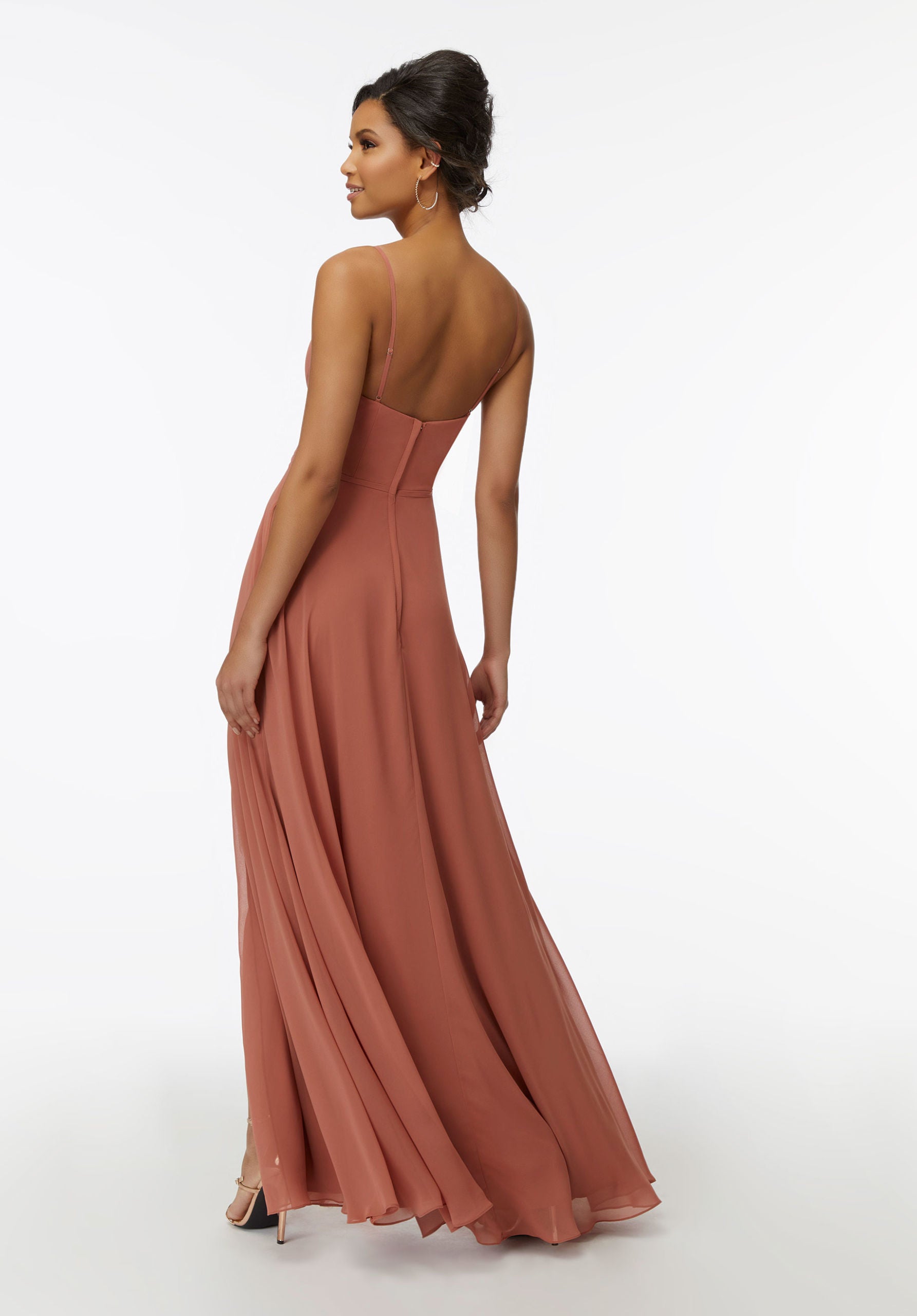 chiffon spice bridesmaid dresses Spice Bridesmaid Dress Chiffon Size XS