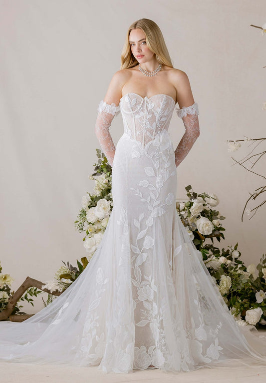 sachin and babi light blue dress The Timeless Elegance of Ball Gown Wedding Dresses main image 0