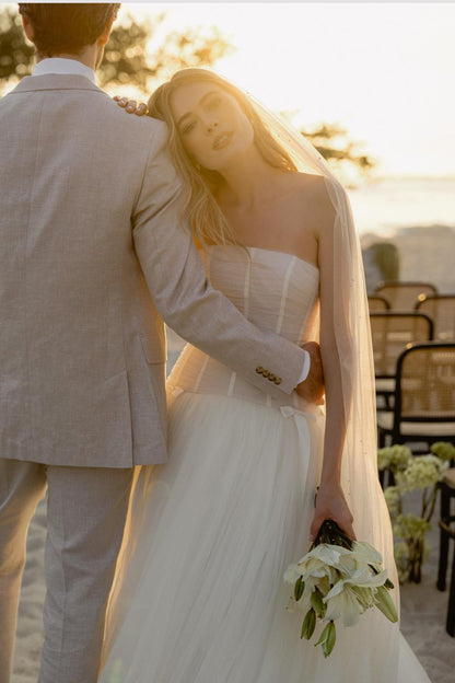 Pompom Wedding Dress