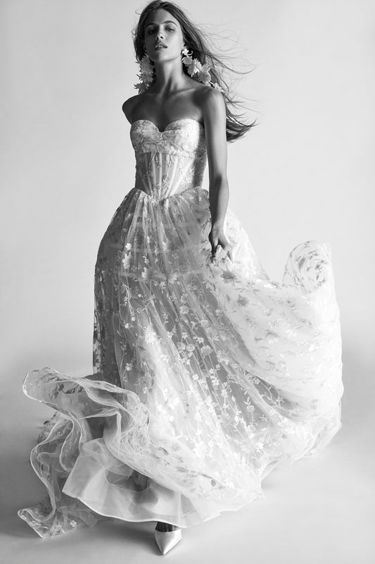 Annemieke with Pannier Wedding Dress