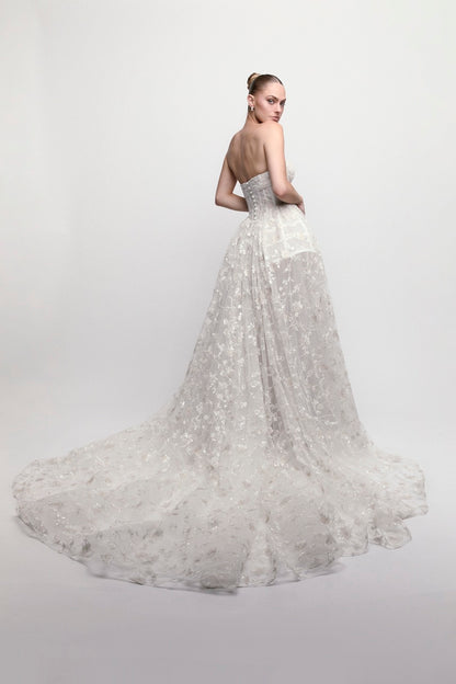 Annemieke with Pannier Wedding Dress