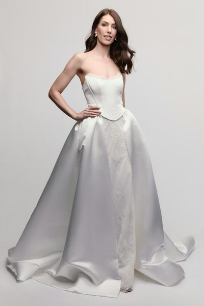 Iris with Overskirt Wedding Dress