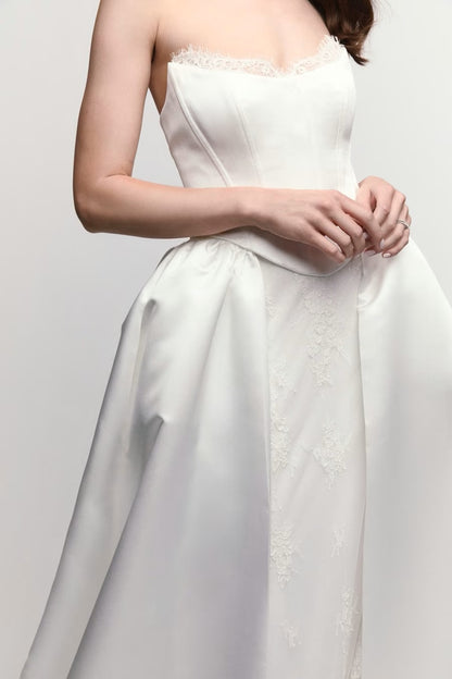 Iris with Overskirt Wedding Dress