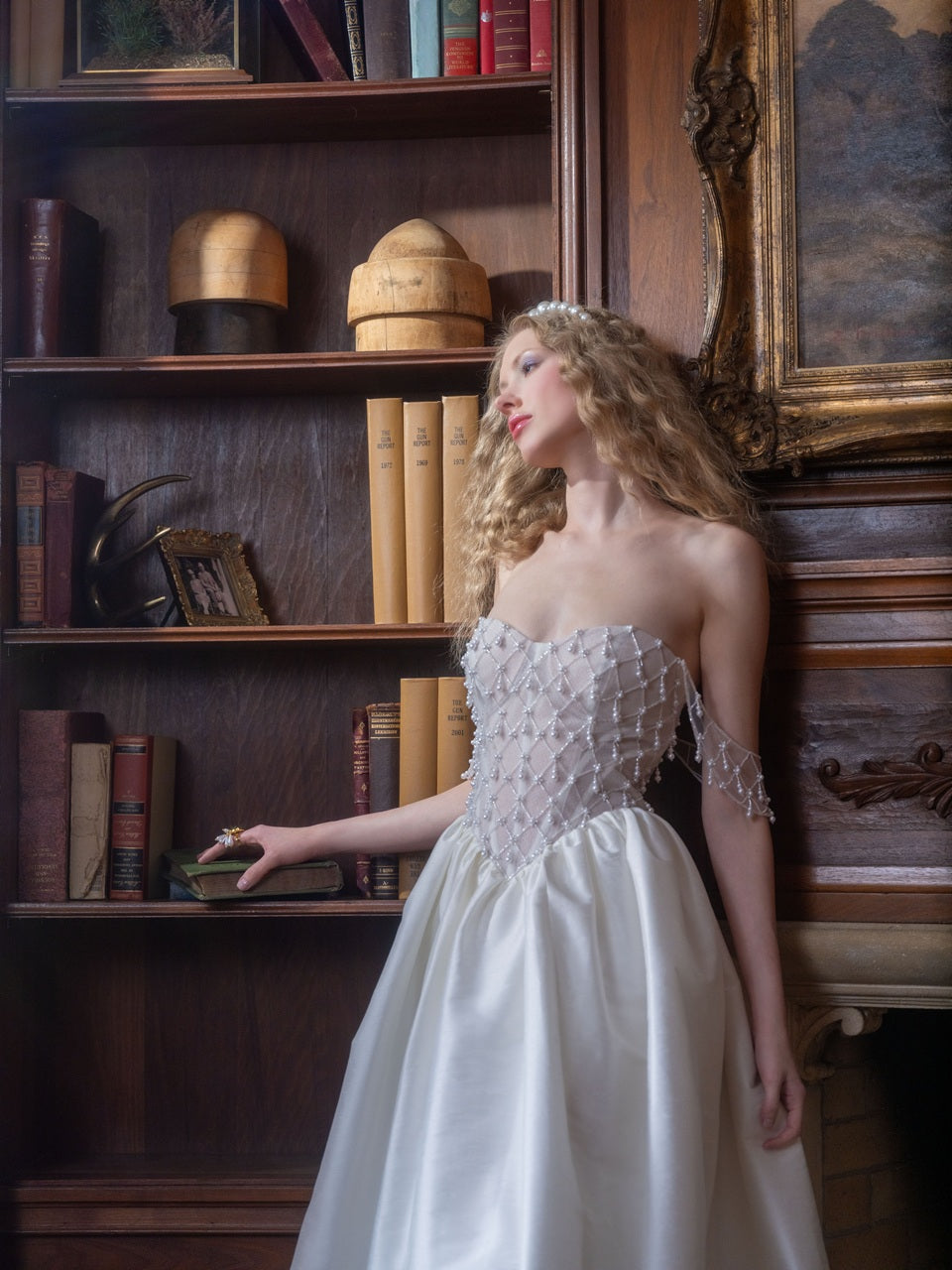 Emmeline with Swags Wedding Dress
