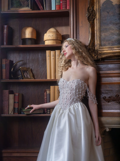 Emmeline with Swags Wedding Dress