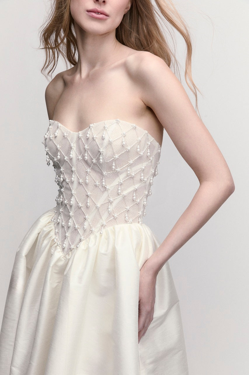 Emmeline with Swags Wedding Dress